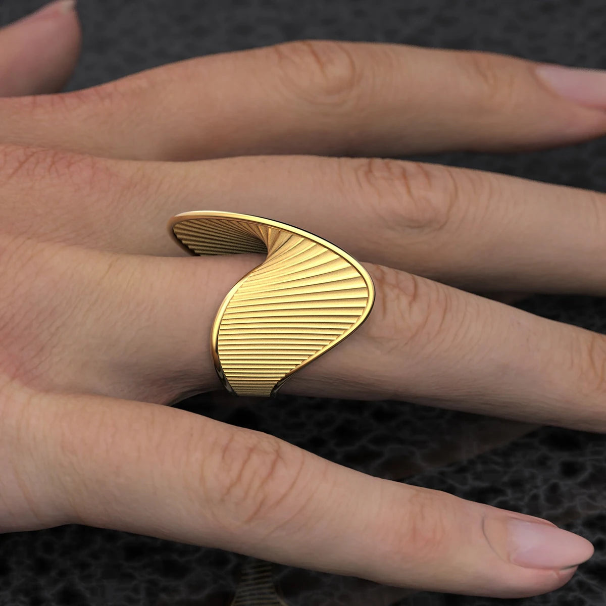 Golden Tide Ring