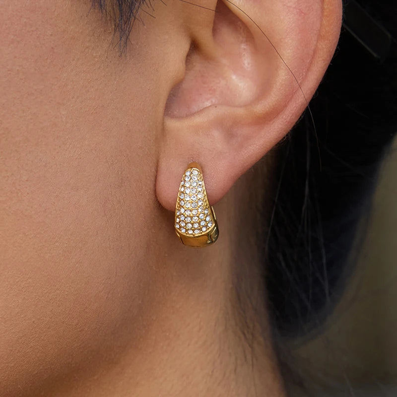 Golden Tear Earrings