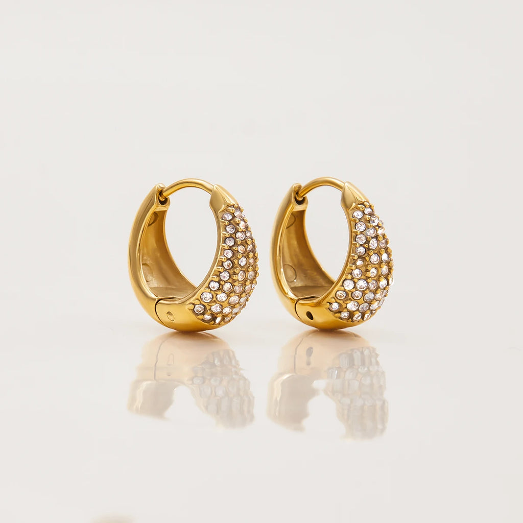 Golden Tear Earrings