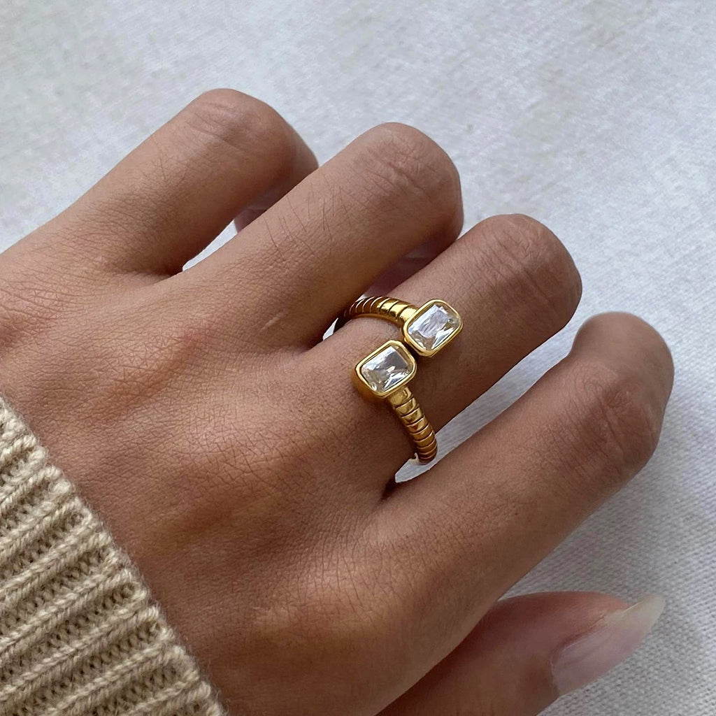 Zirconia Open Ring