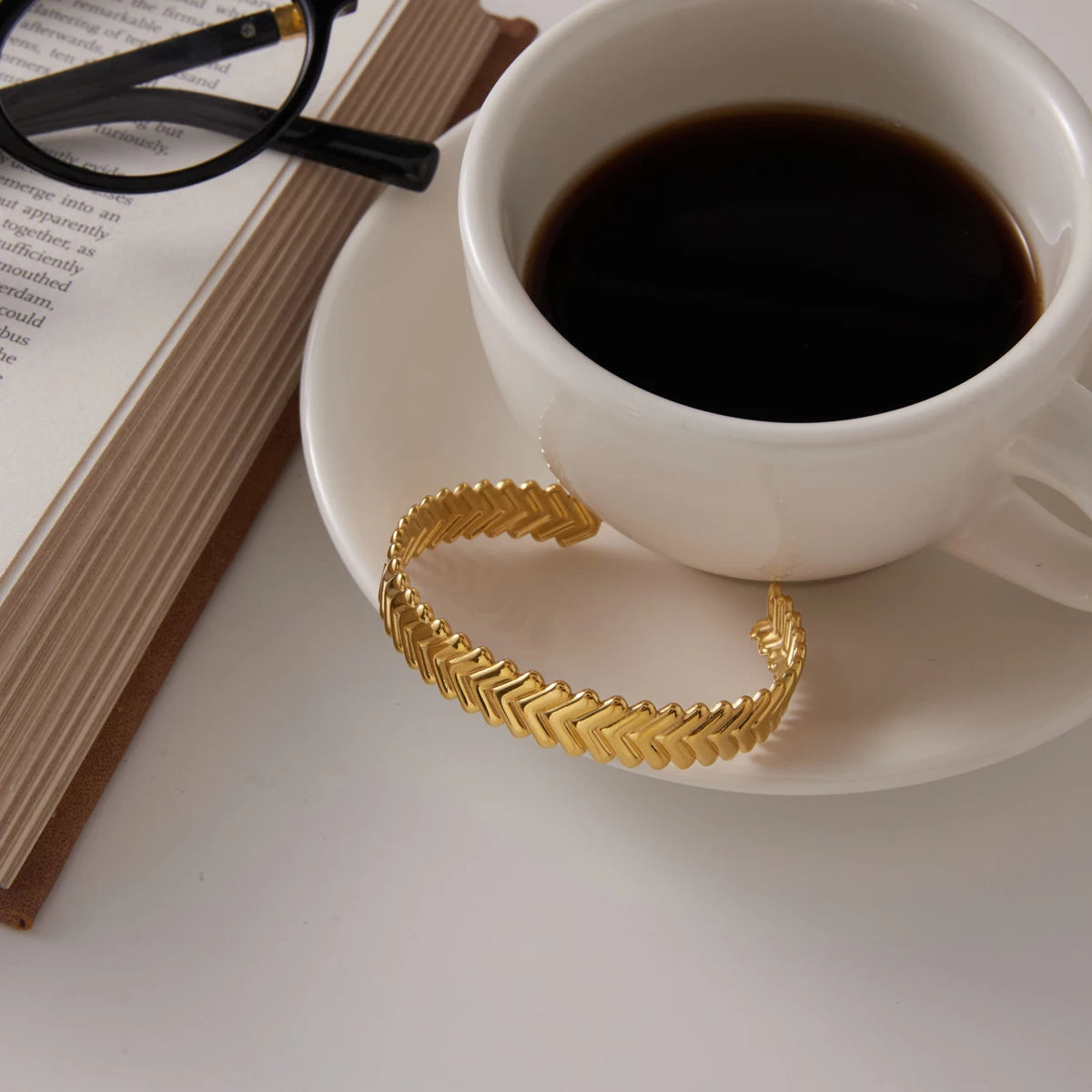 Golden Chevron Bracelet