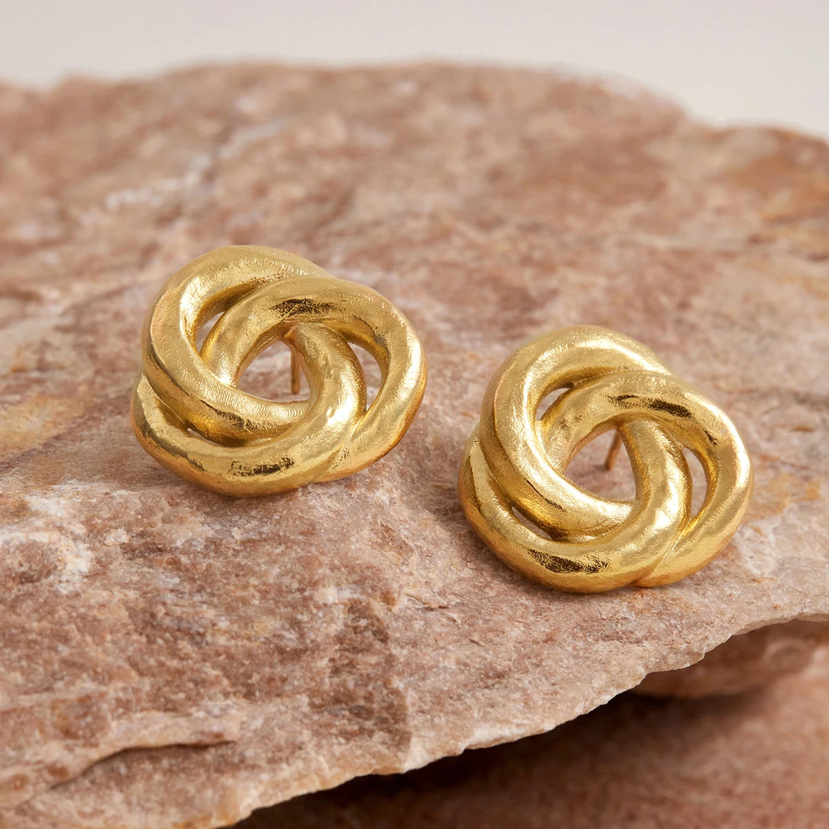 Golden Knot Earring