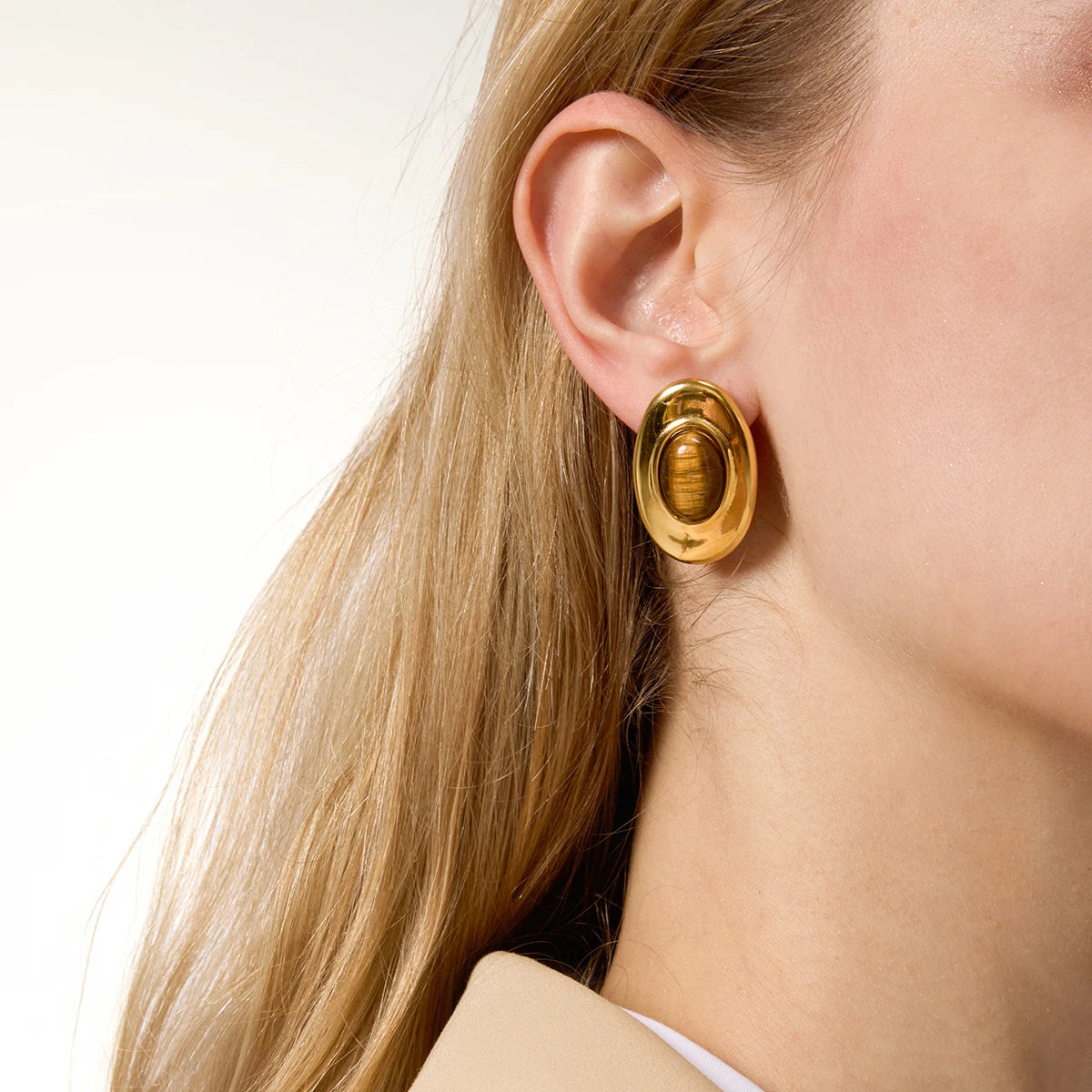 The Tiger Eye Earrings