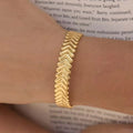 Golden Chevron Bracelet