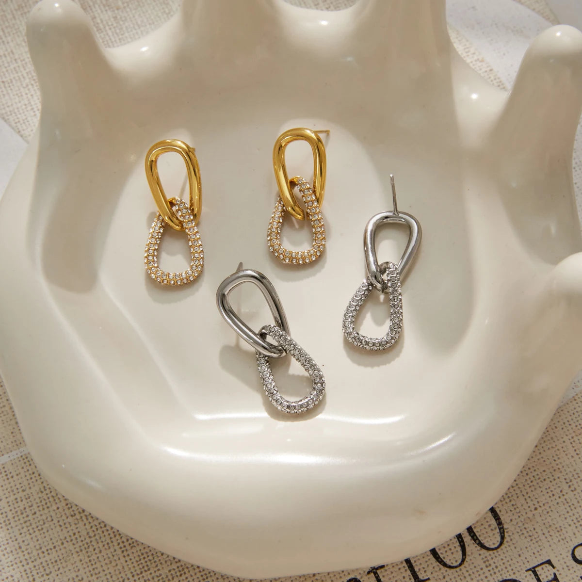 Infinity Spark Earrings