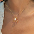Golden Pearl Necklace
