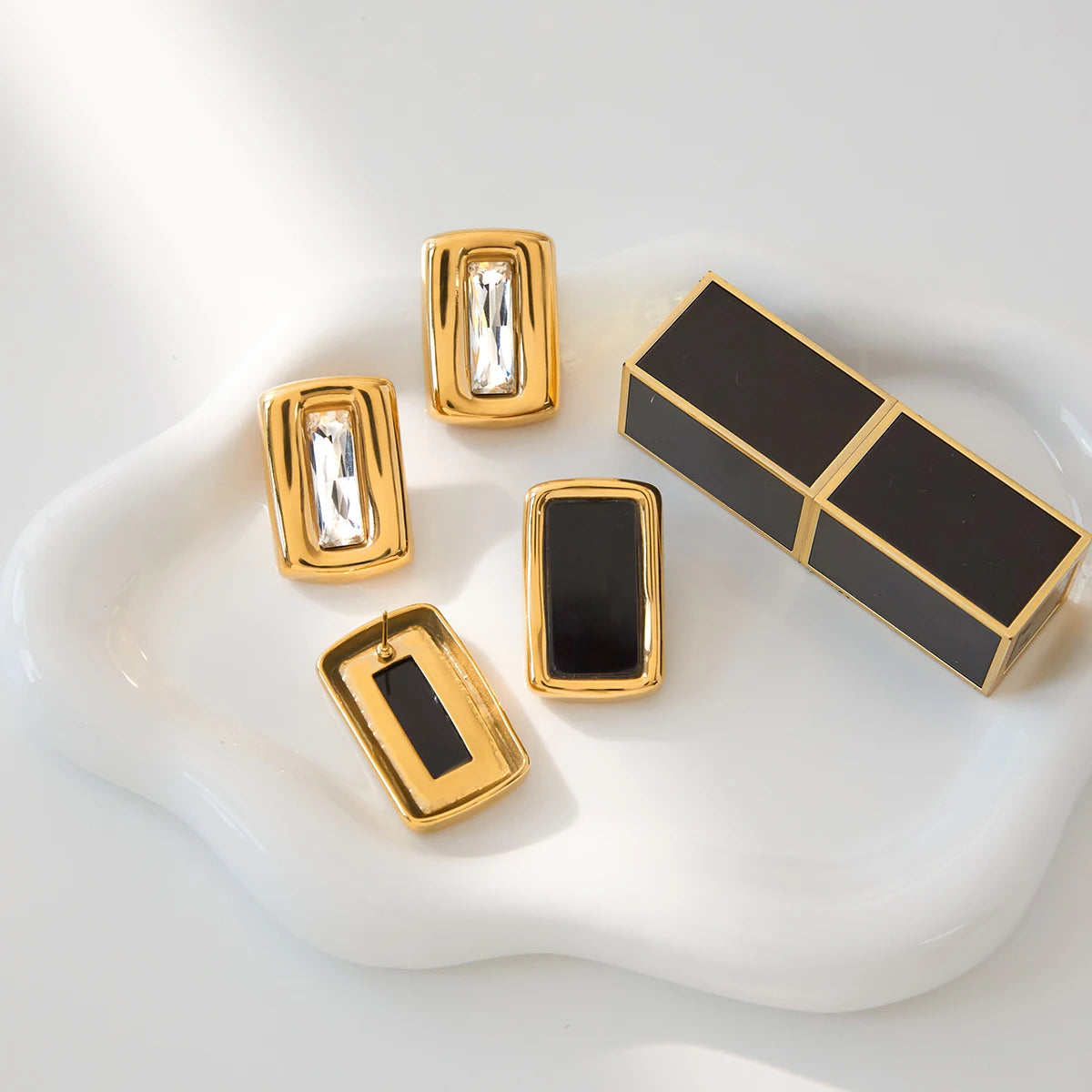 Midnight Frame Earrings