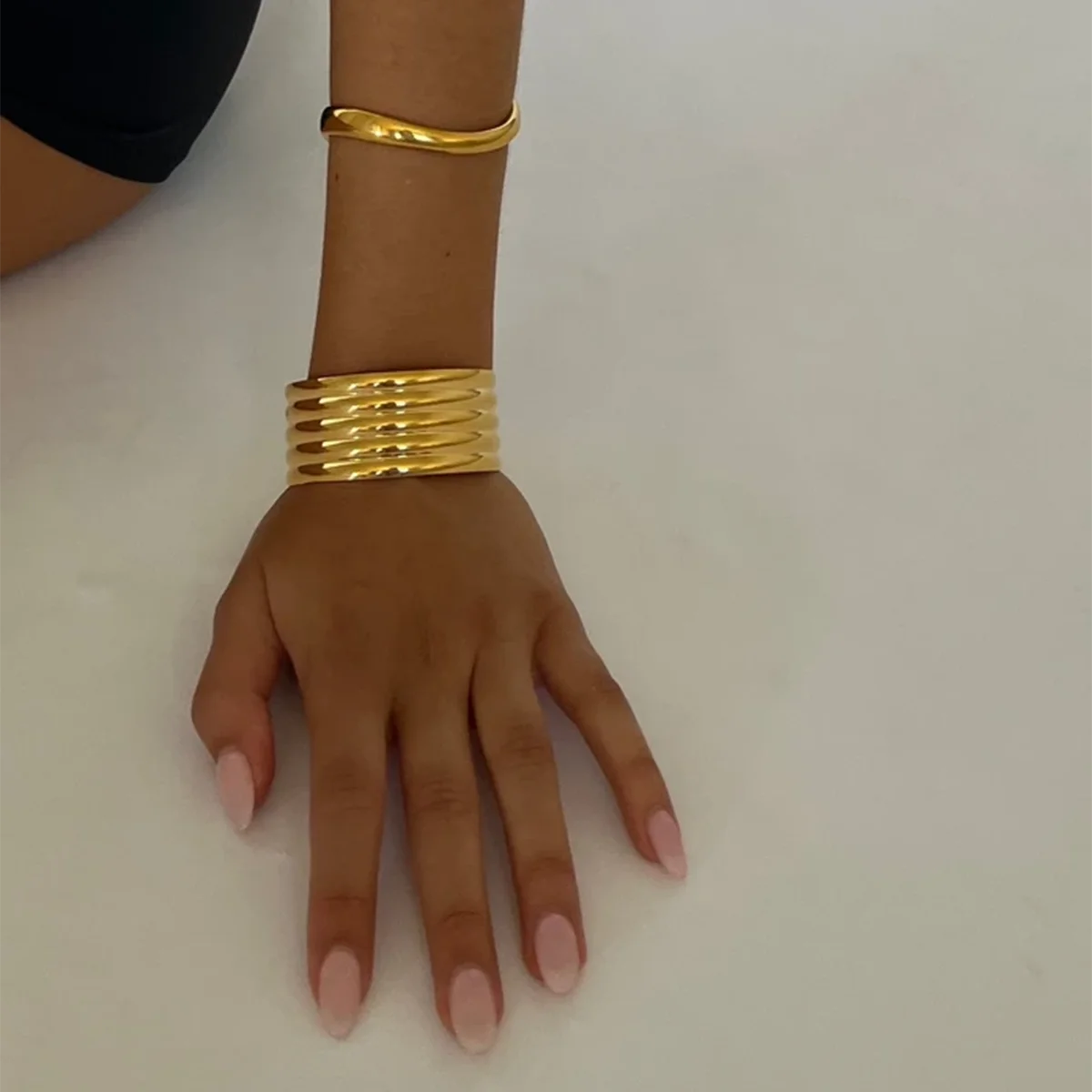 Golden Luxe Cuff Bracelet