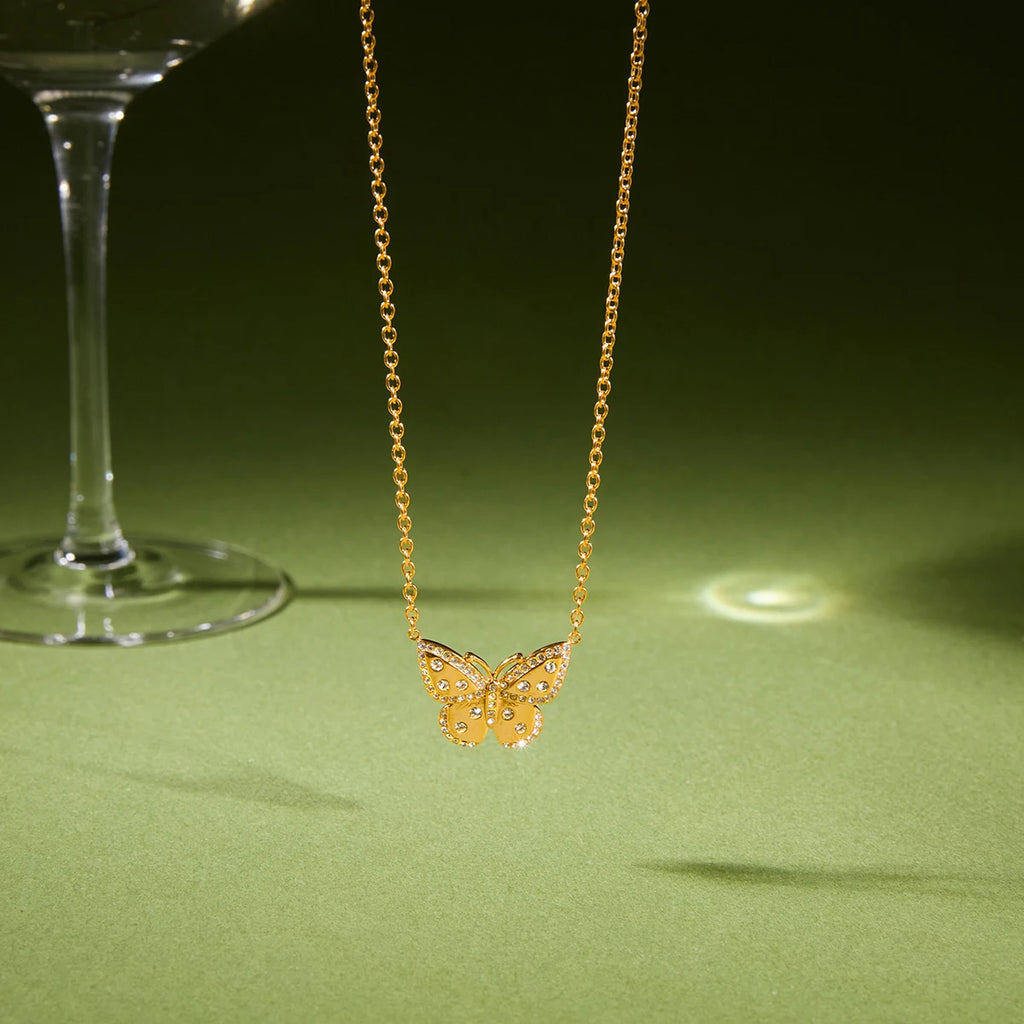 Golden Butterfly Necklace