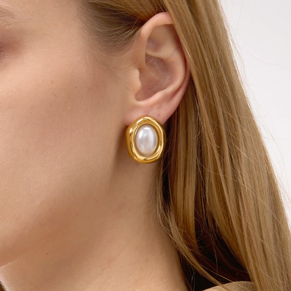 Golden Moon Earrings
