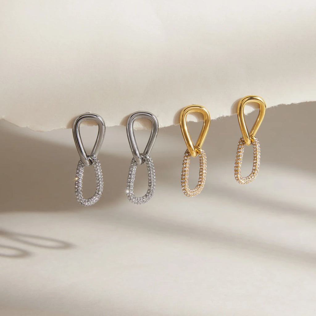 Infinity Spark Earrings