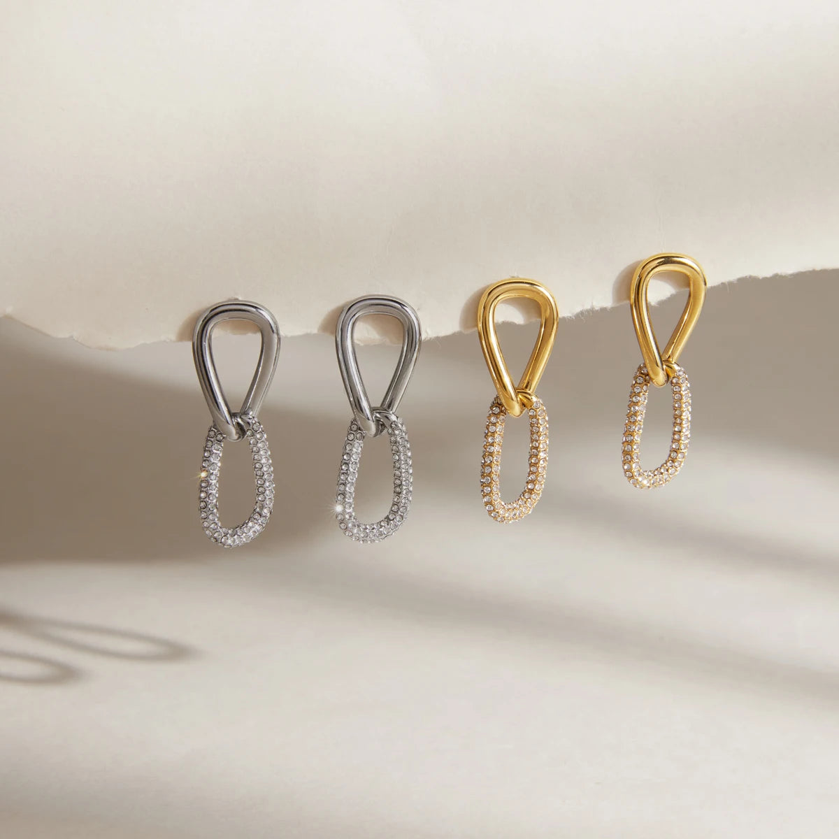 Infinity Spark Earrings