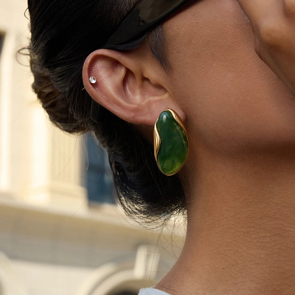 Honey Stone Earrings