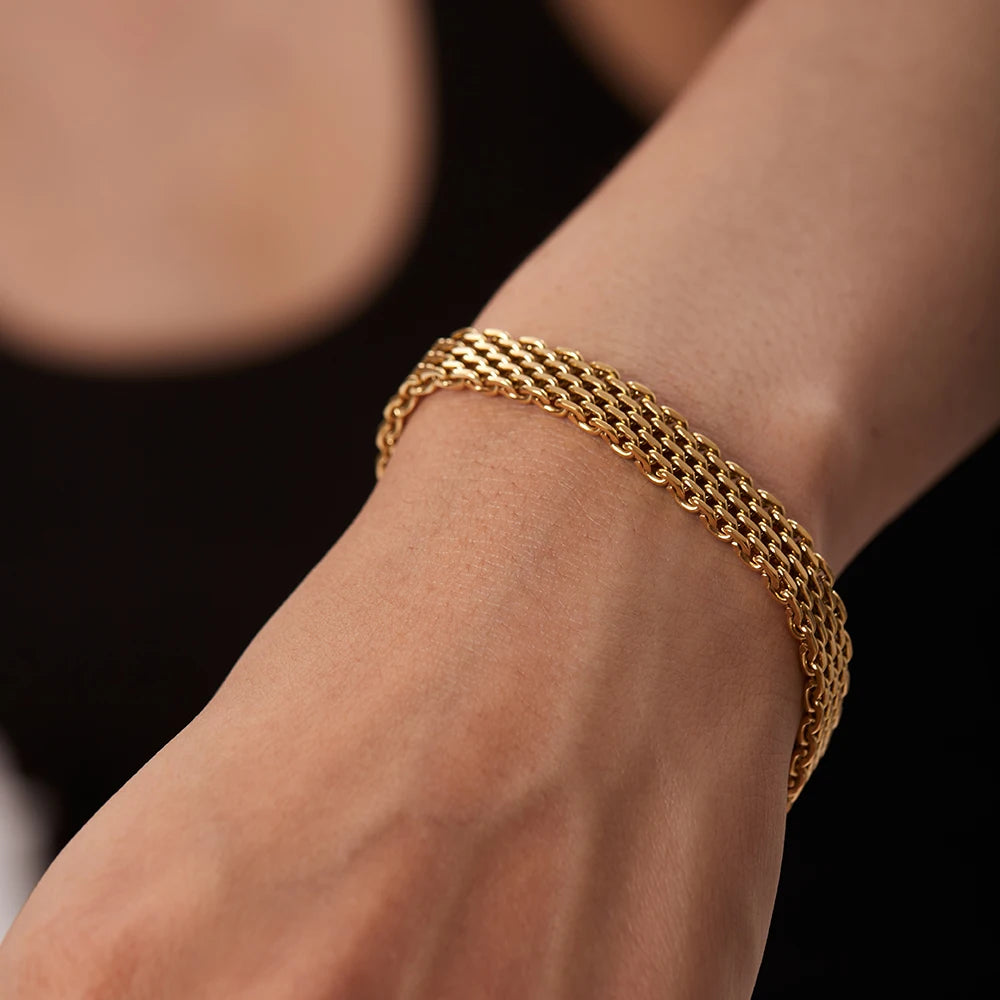 Golden Weave Bracelet