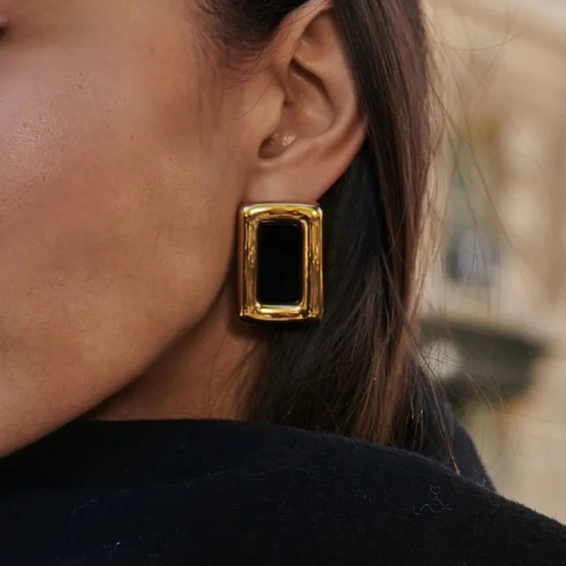 Midnight Frame Earrings