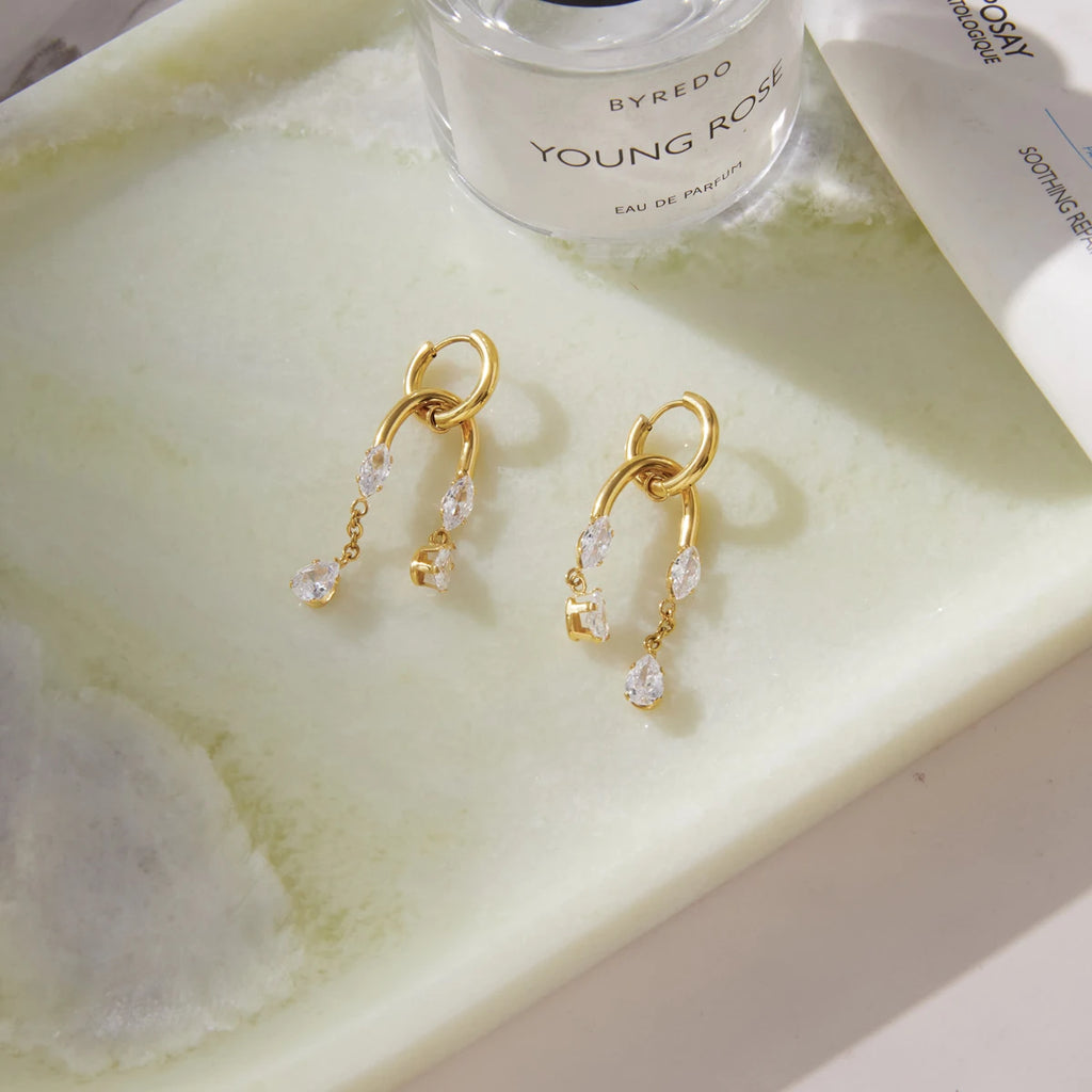 Crystal Drop Earrings