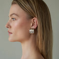 Golden Ripple Earring