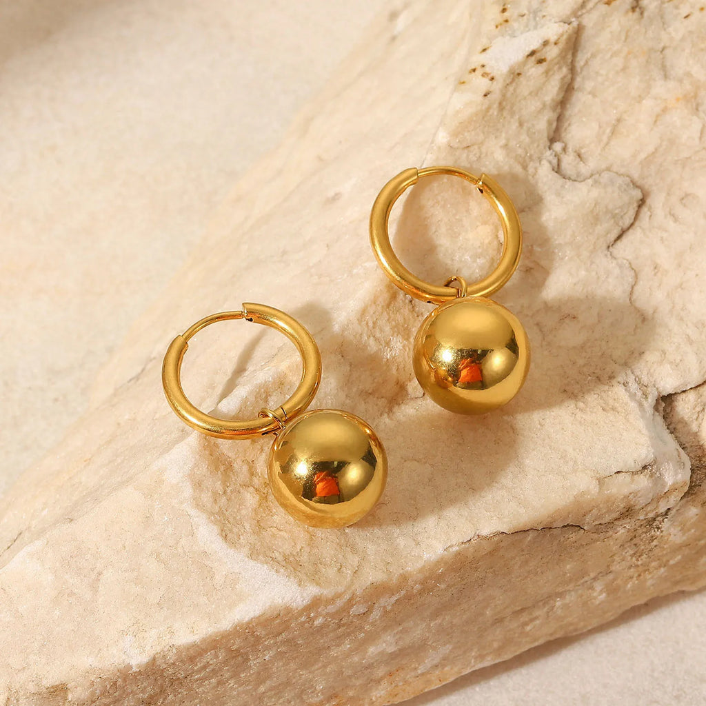 Golden Orb Earring