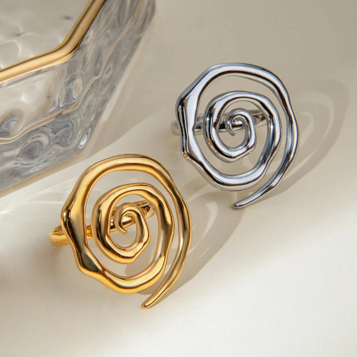 Spiral Open Ring