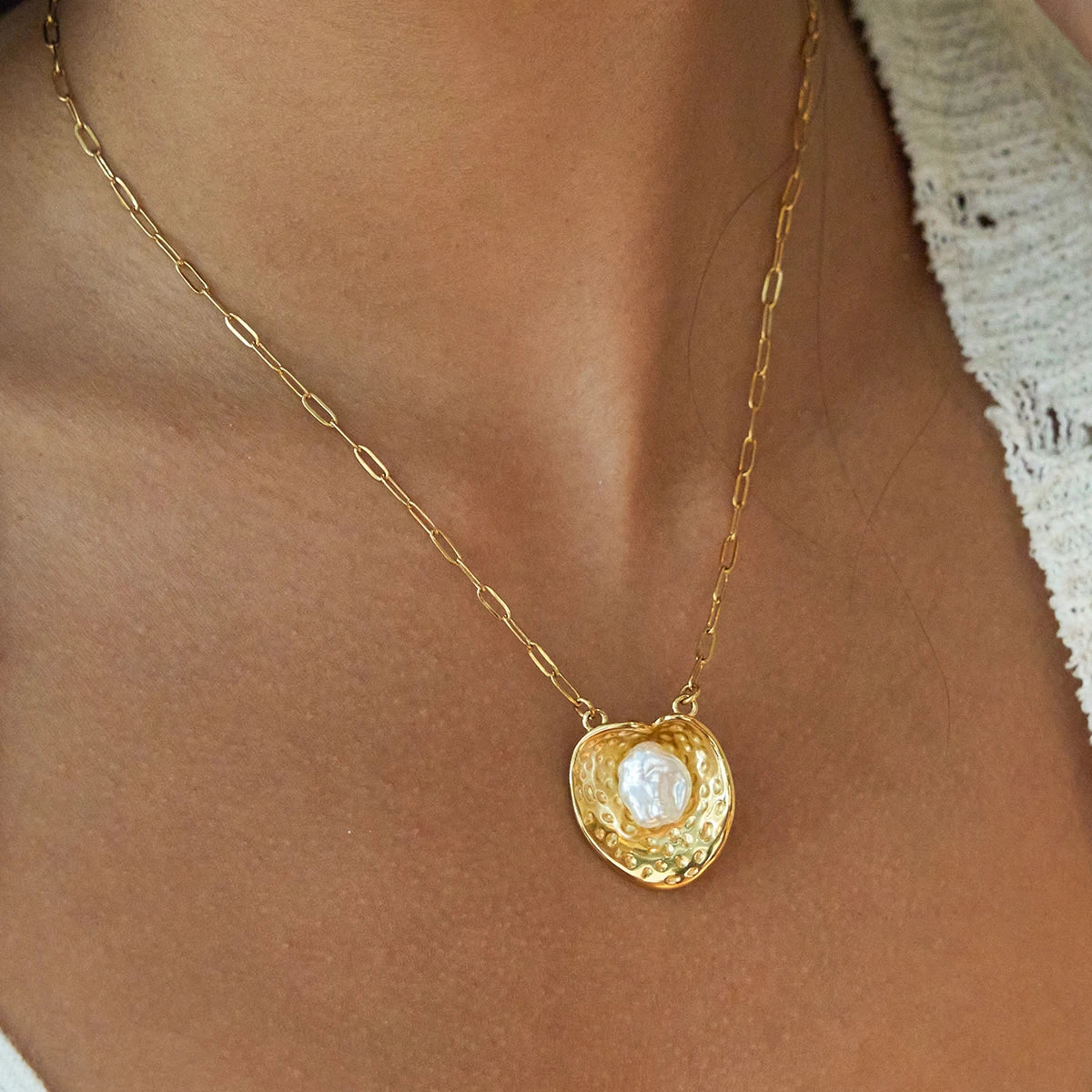 Golden Moon Necklace