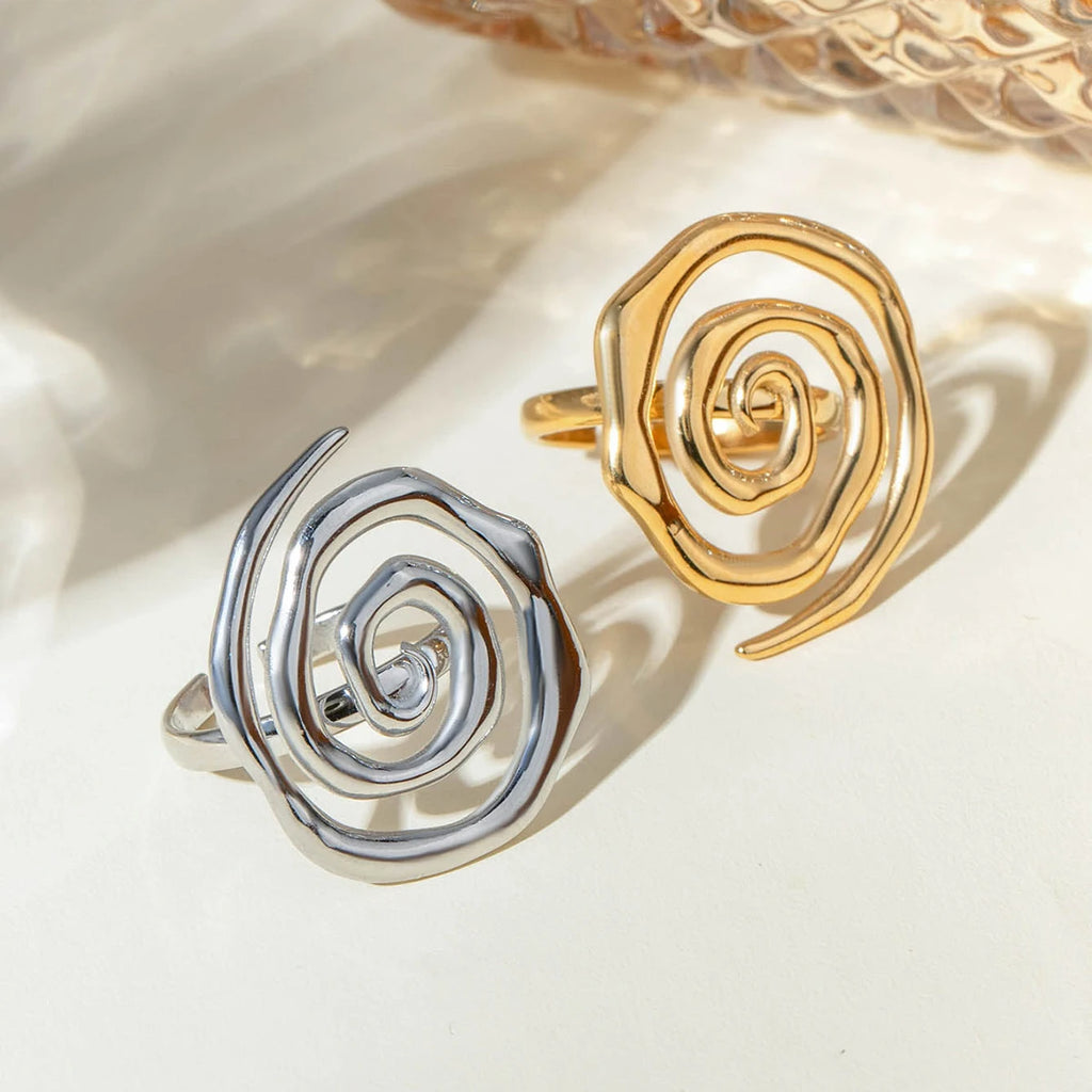 Spiral Open Ring