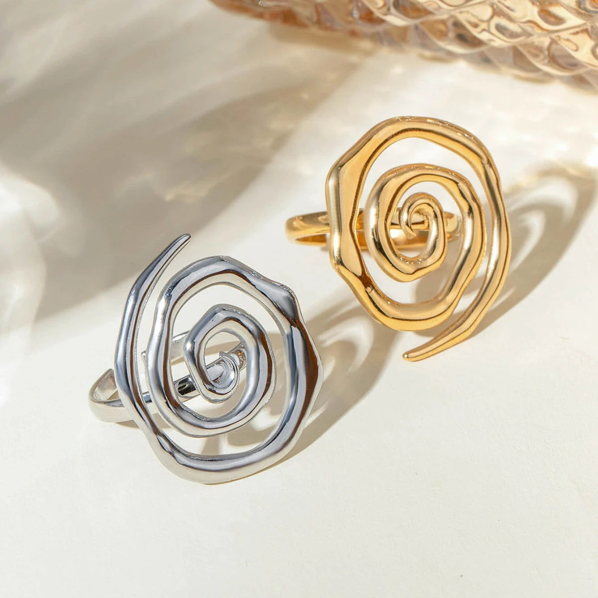 Spiral Open Ring