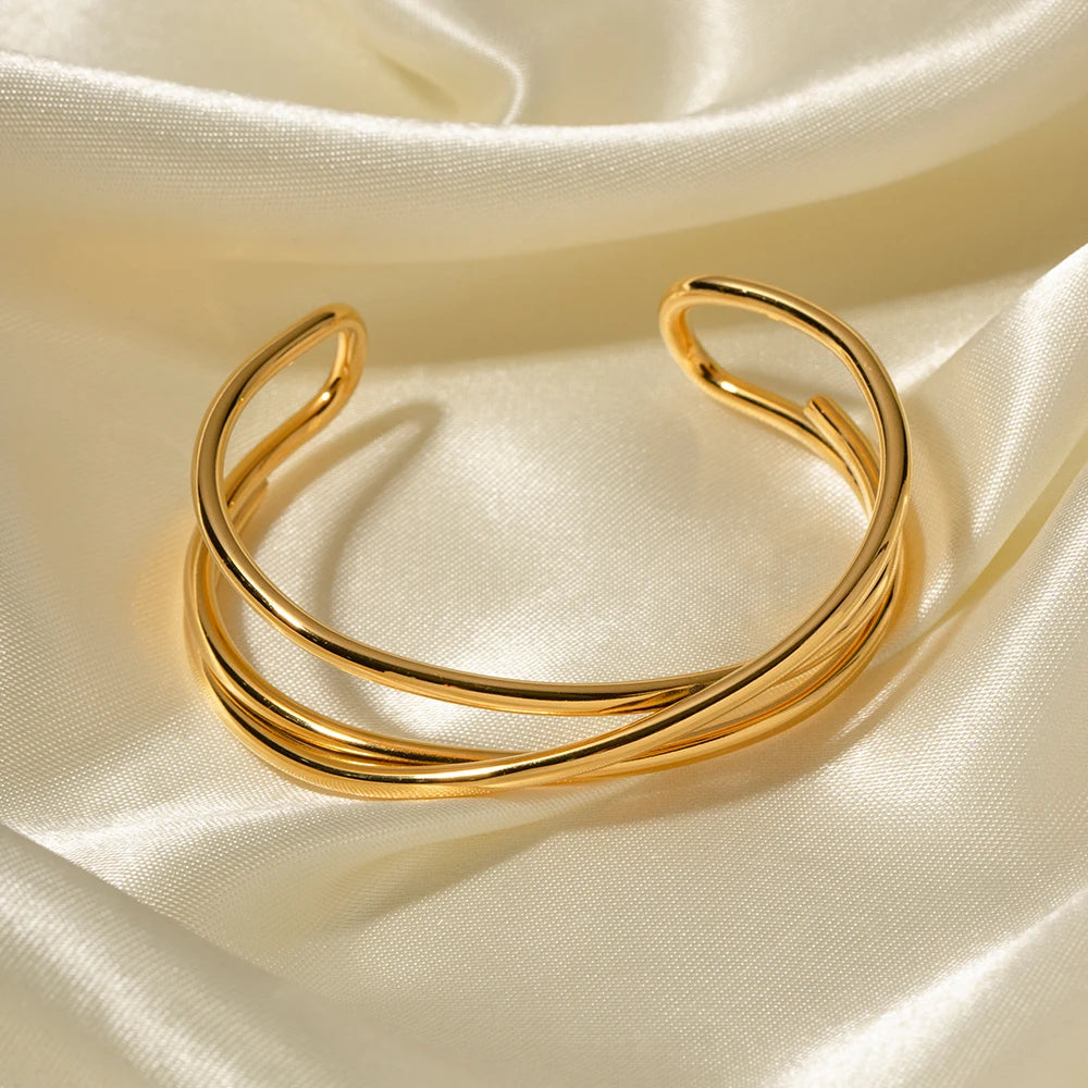 Golden Layered Bracelet