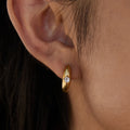 Sienna Gold Hoops Earring