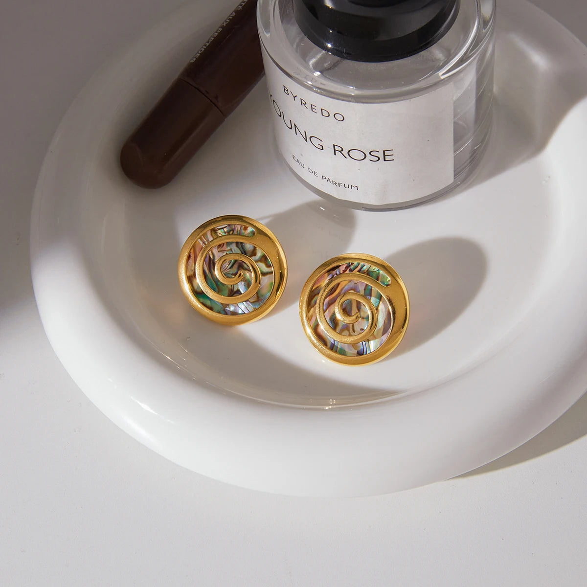 Radiant Spiral Earrings
