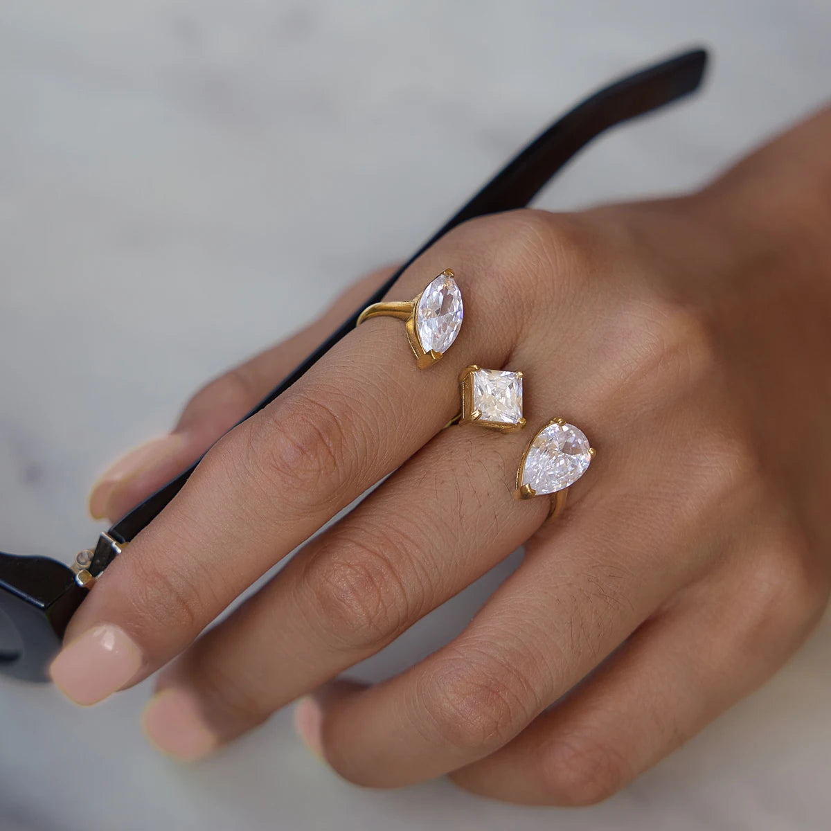 Radiant Trio Ring