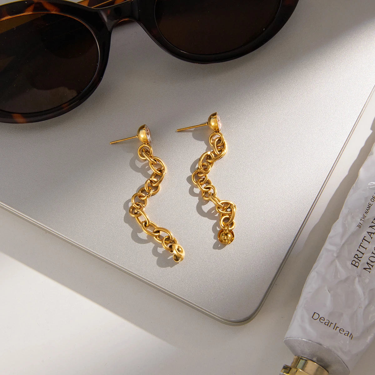 Golden Chain Earrings