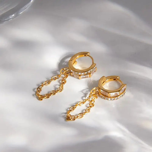Aura Chain Earrings