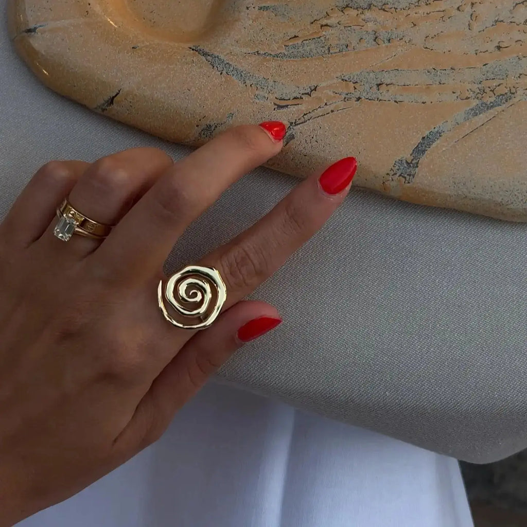 Spiral Open Ring