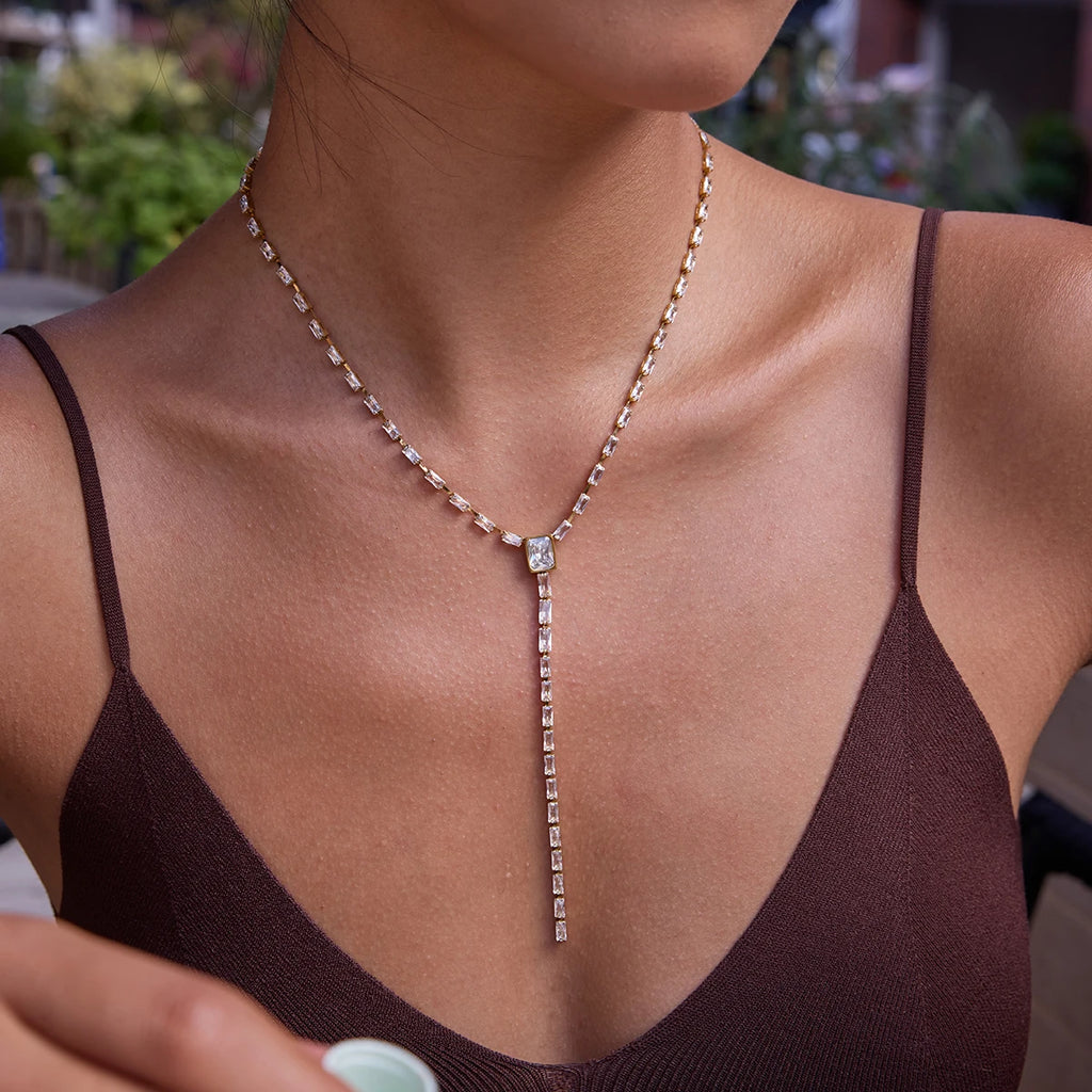 Cassie Y Necklace