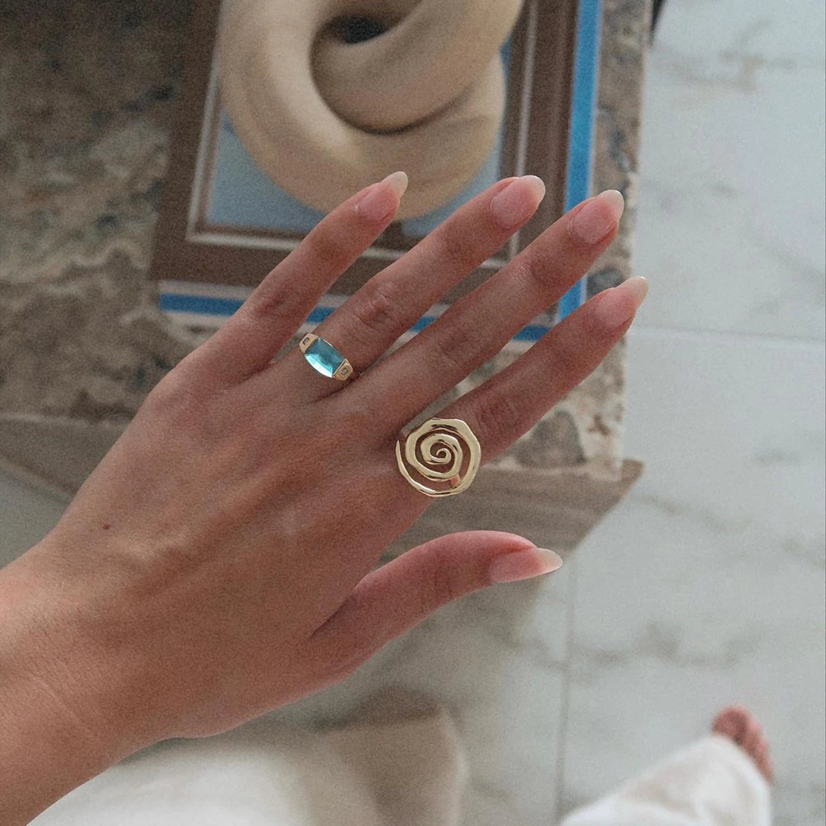Spiral Open Ring