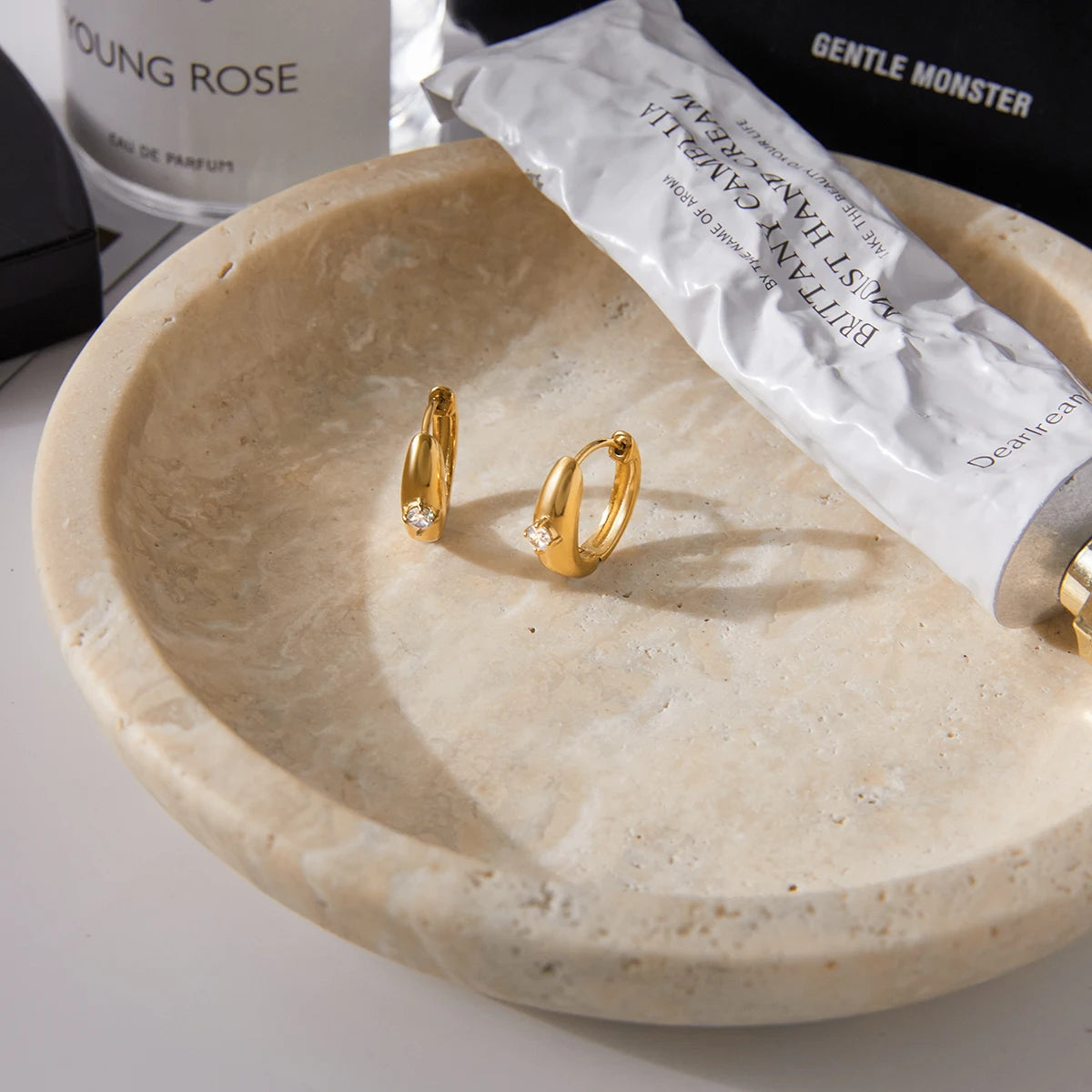 Sienna Gold Hoops Earring