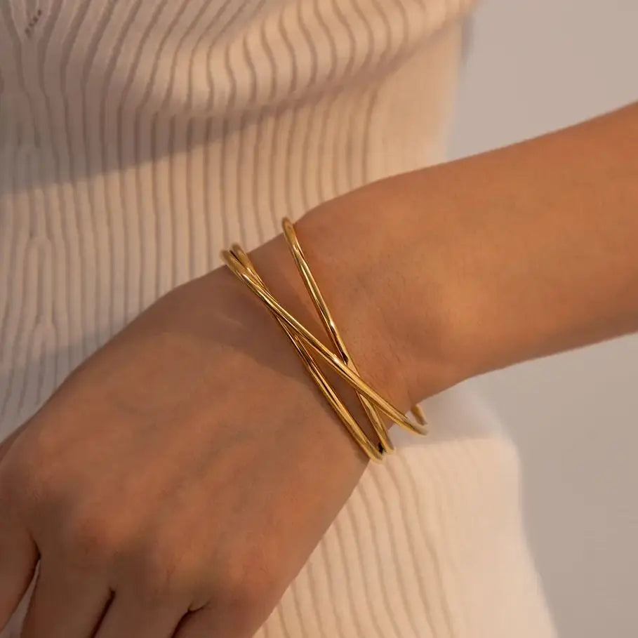 Golden Layered Bracelet