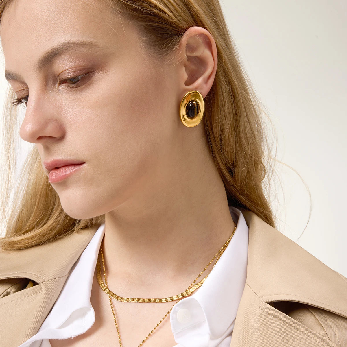 The Tiger Eye Earrings