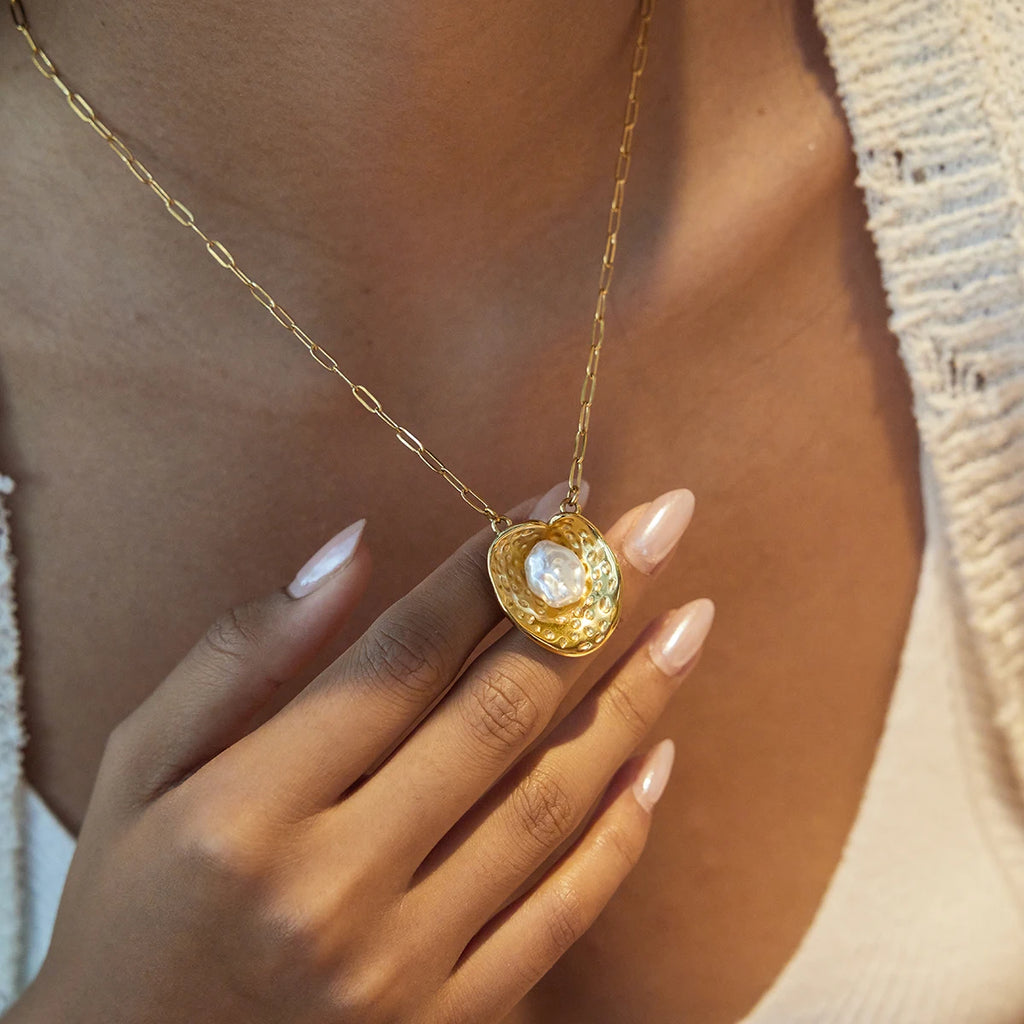 Golden Moon Necklace