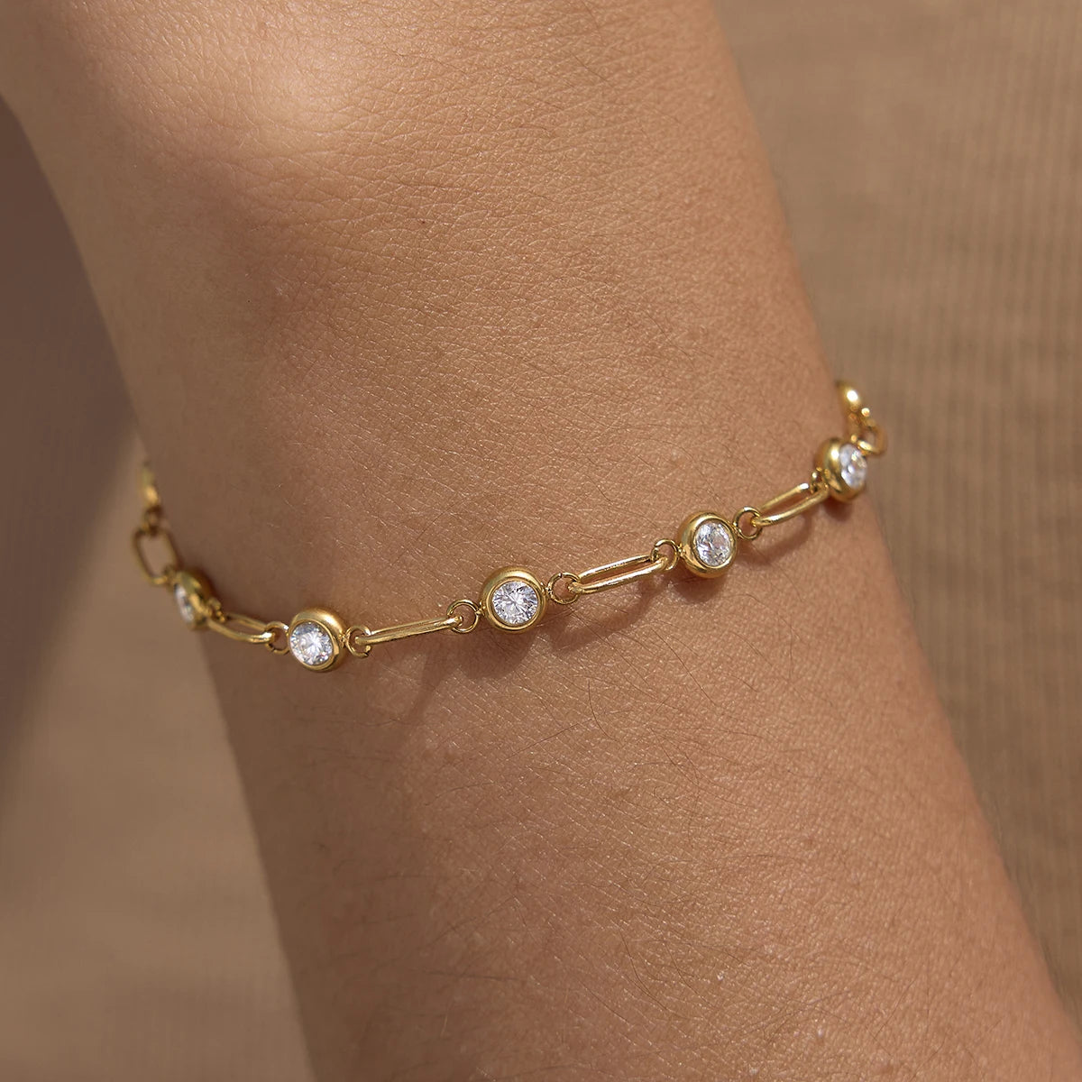 Golden Diamond Bracelet