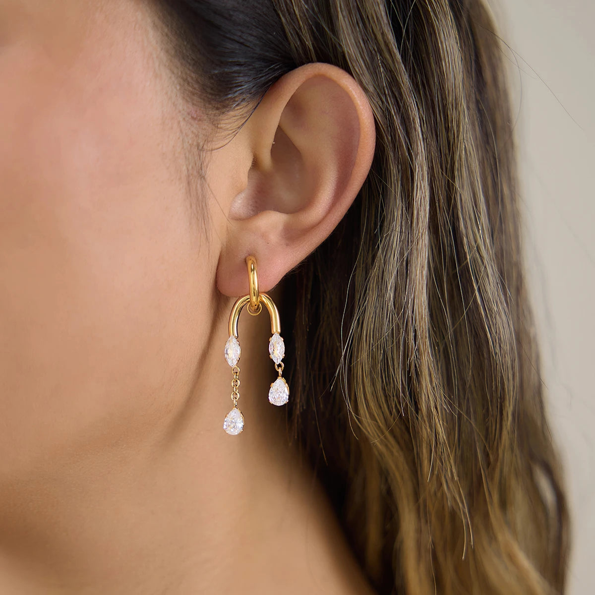 Crystal Drop Earrings