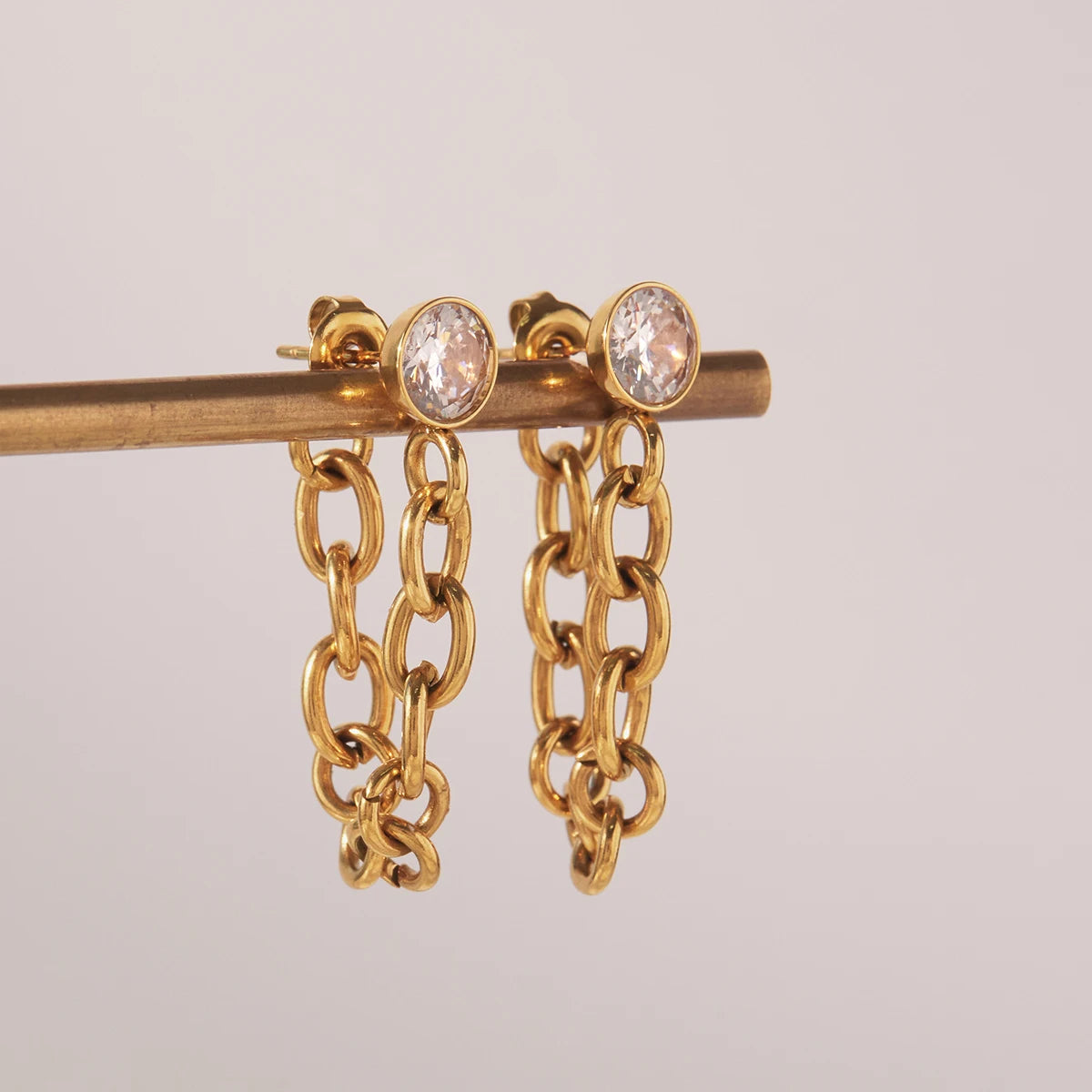 Golden Chain Earrings