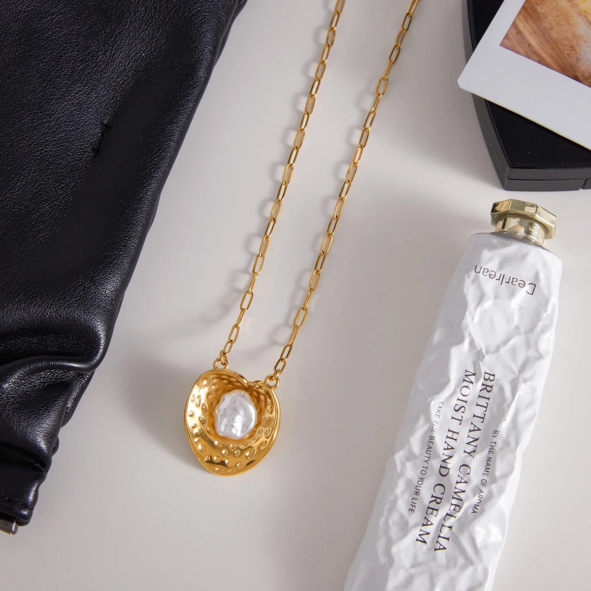 Golden Moon Necklace