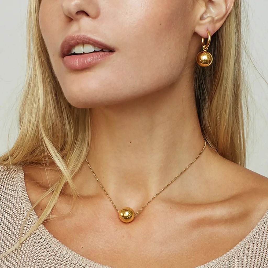 Golden Orb Earring