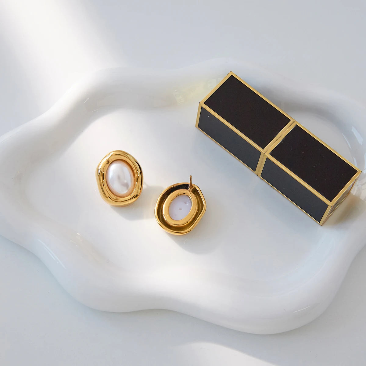 Golden Moon Earrings