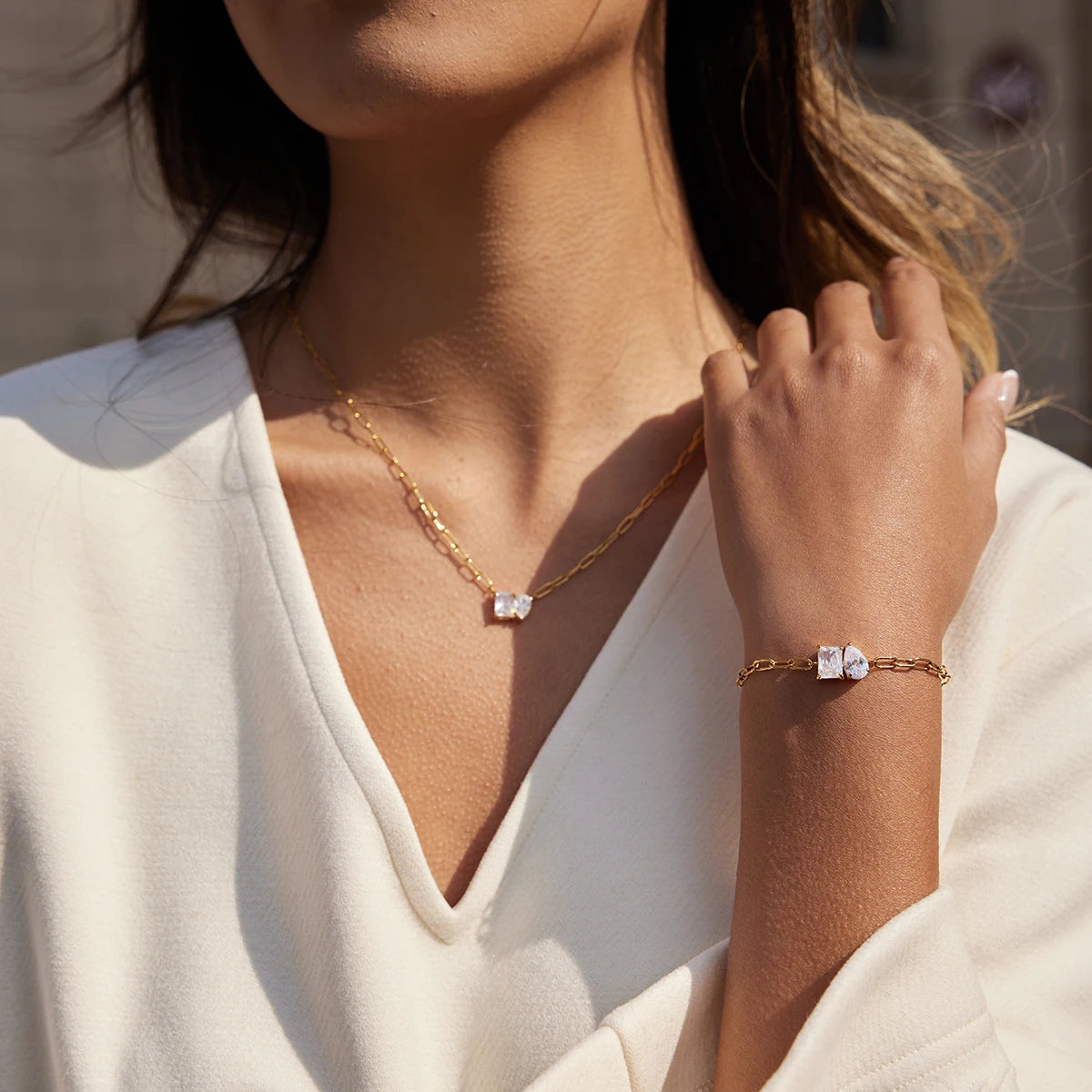 Crystal Cube Bracelet