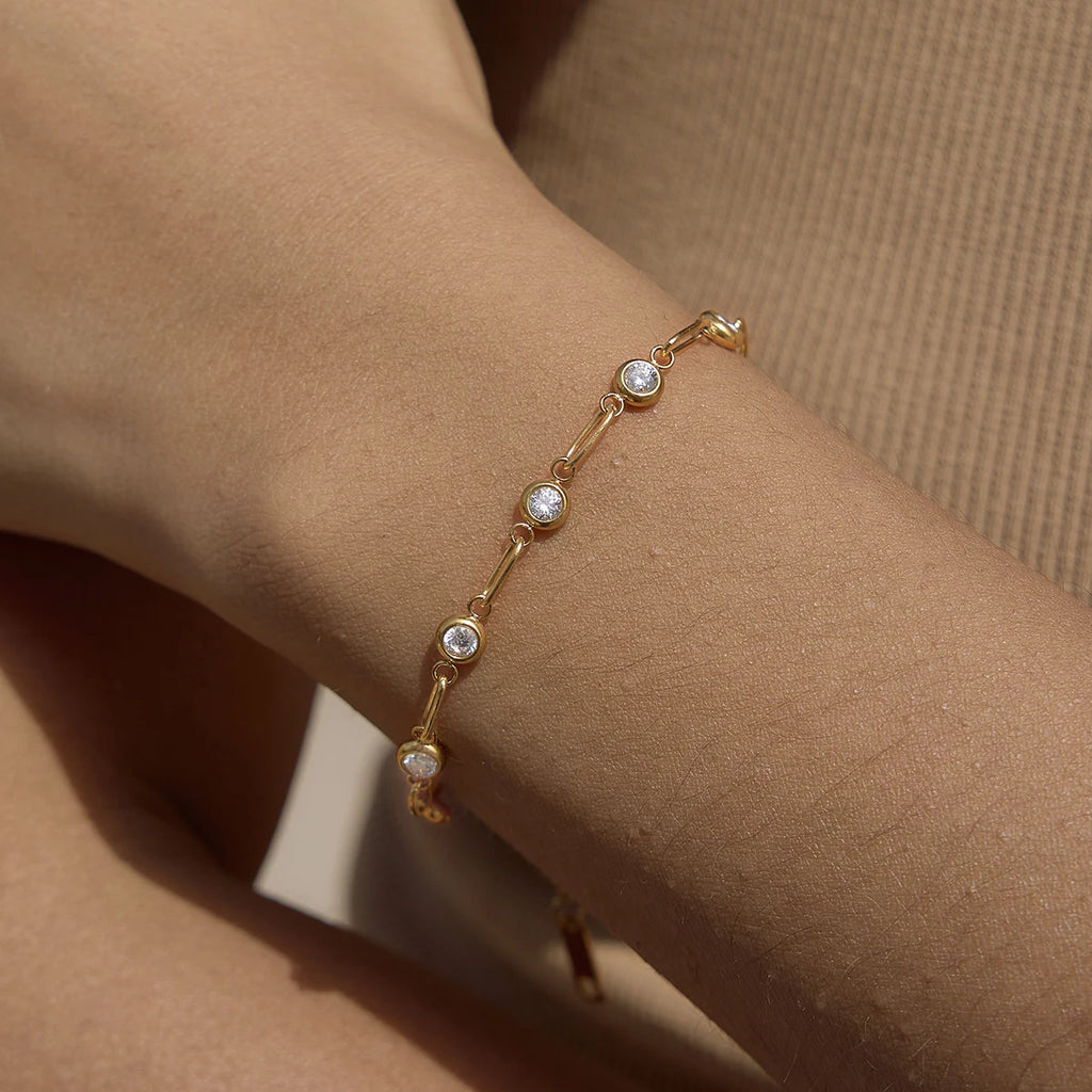 Golden Diamond Bracelet