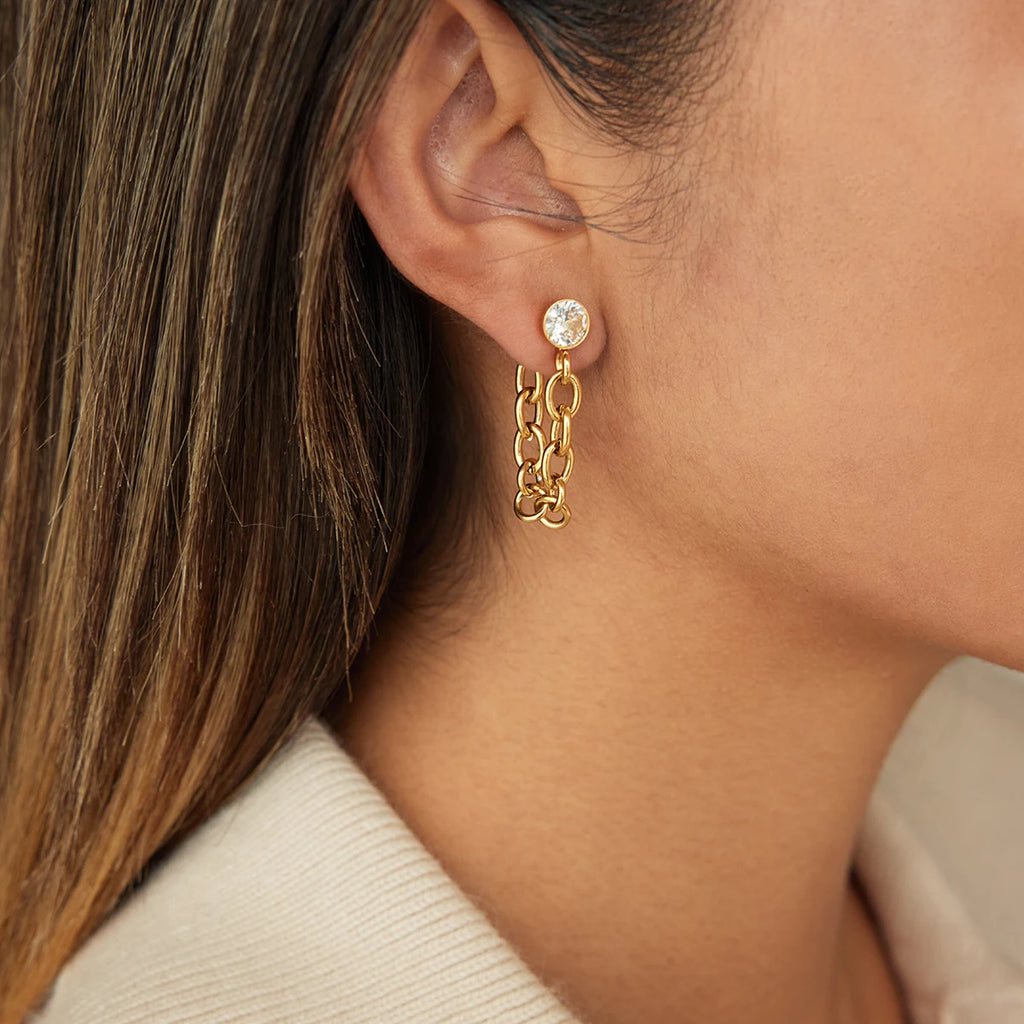 Golden Chain Earrings