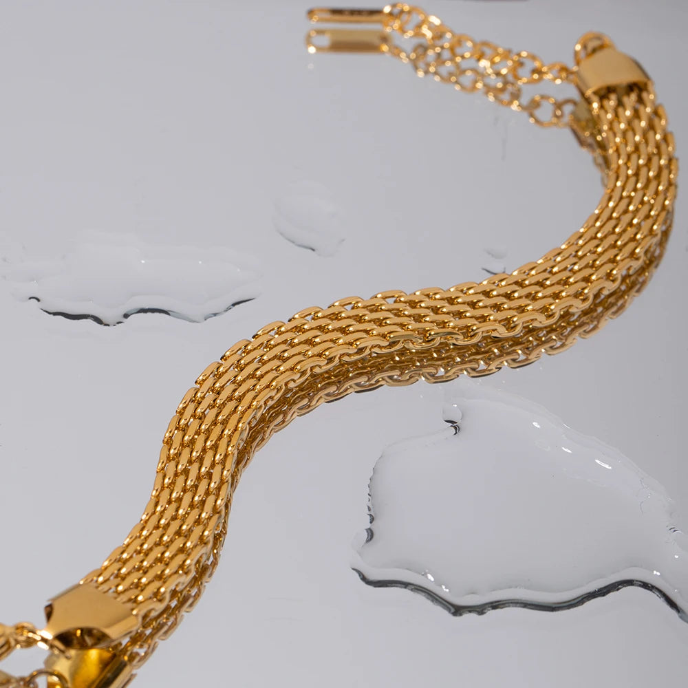 Golden Weave Bracelet