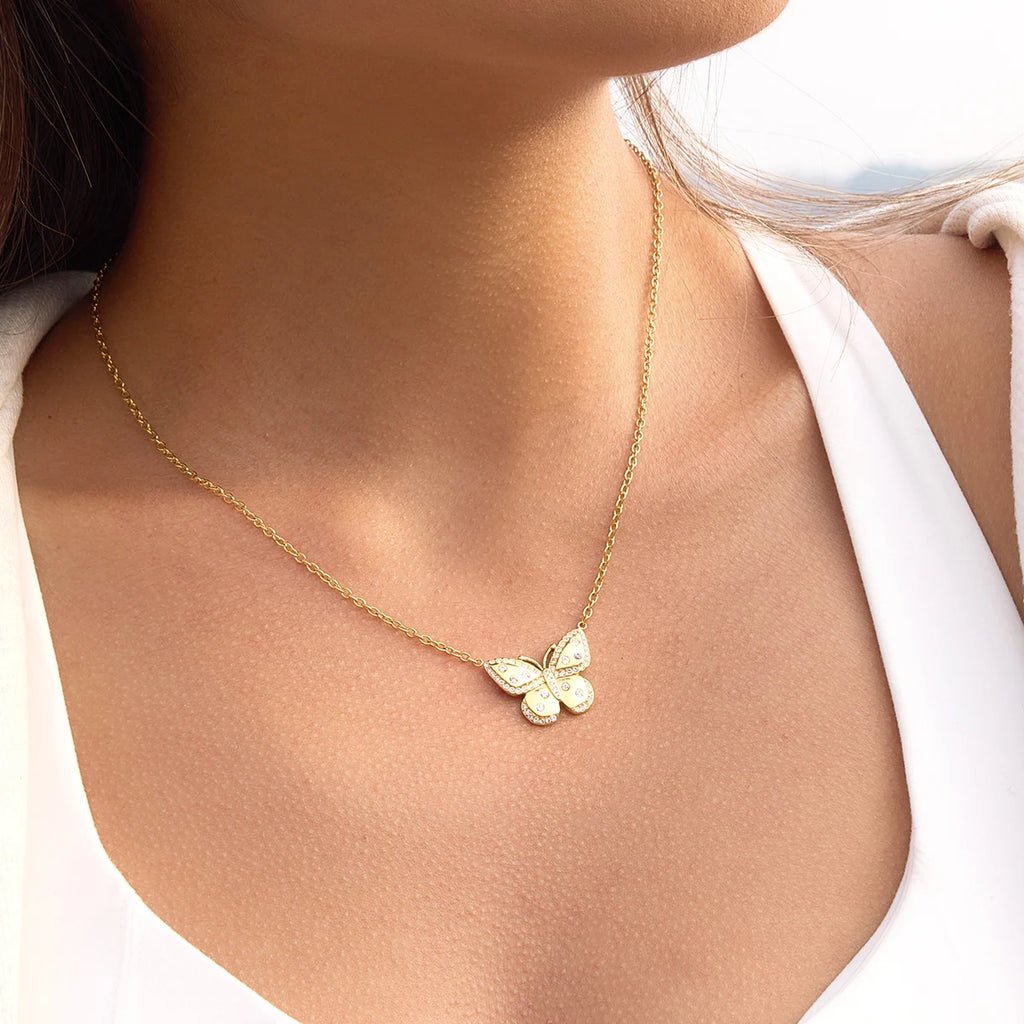 Golden Butterfly Necklace